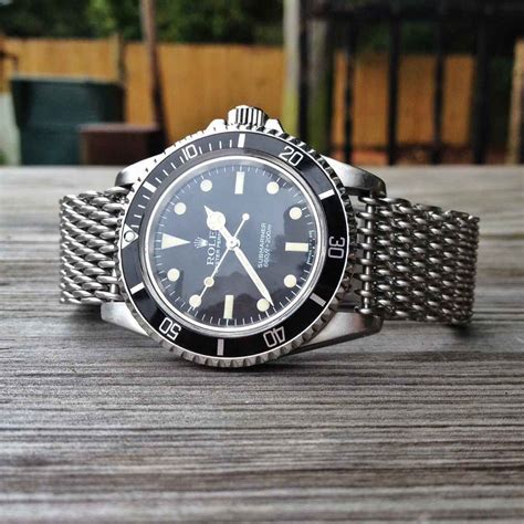 mesh band on rolex|rolex watch brace.